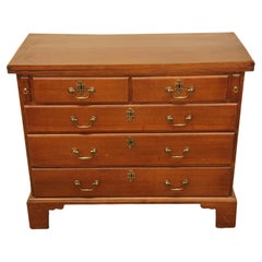 English Fruit Wood Fold over Top Chest 