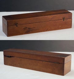 English Fuller Calculator with Original Box of Mahogany and Brass