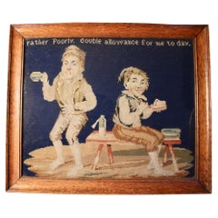 English Funny Late 19th Century Tapestry