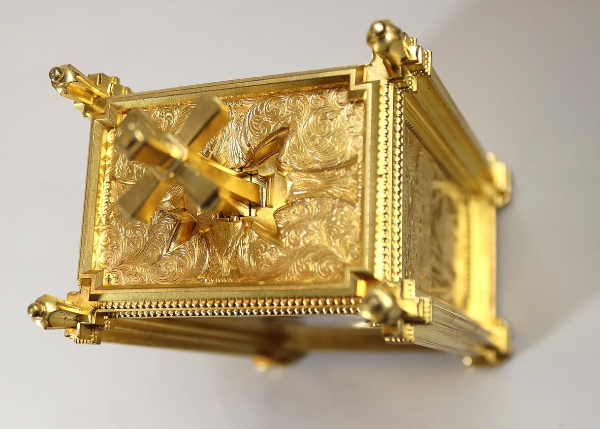 English Fusee Carriage Clock By Thomas Cole and James Fergusson Cole  4