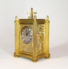Reloj de carruaje de fuselaje inglés Por Thomas Cole y James Fergusson Cole