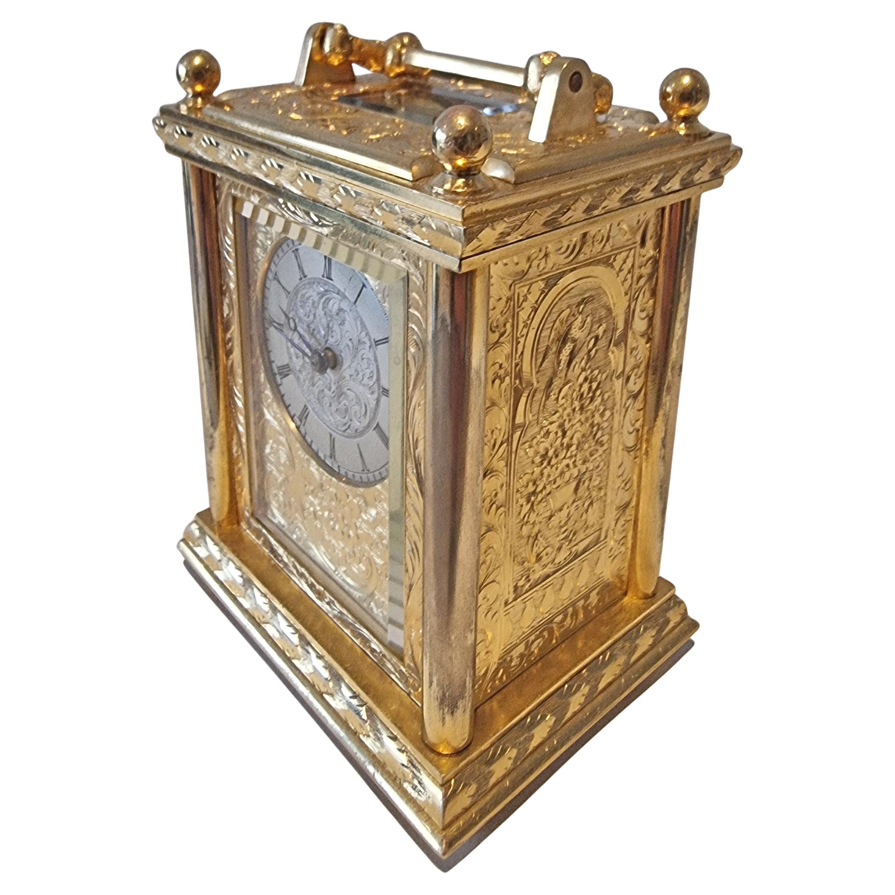English Fusee Carriage Clock By Thomas Cole and James Ferguson Cole For Sale