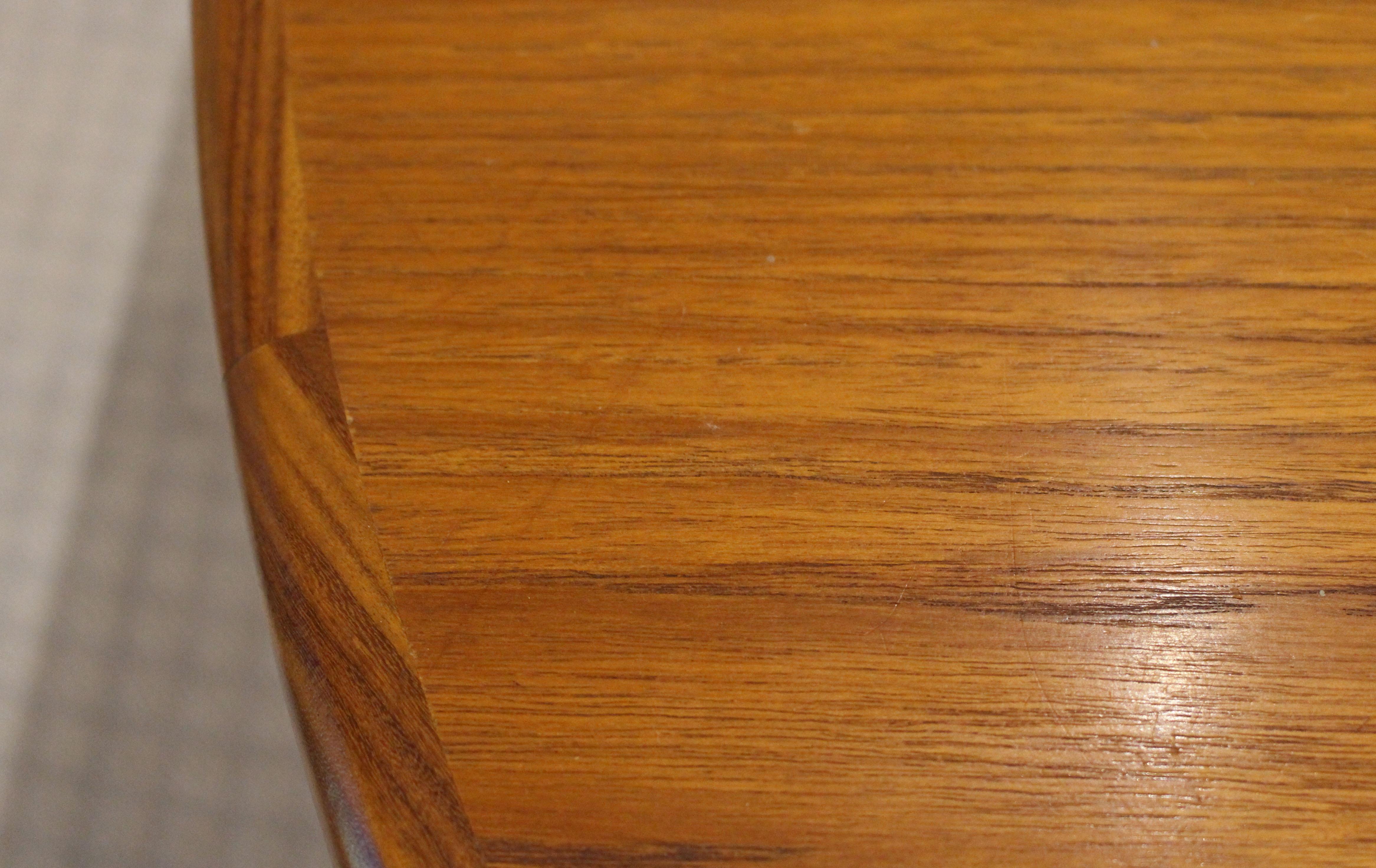 Teak English G-plan Mid Century Modern Extendable Oval Dining Table