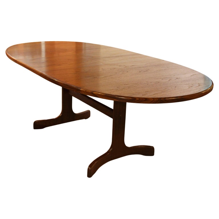 English G-plan Mid Century Modern Extendable Oval Dining Table at 1stDibs