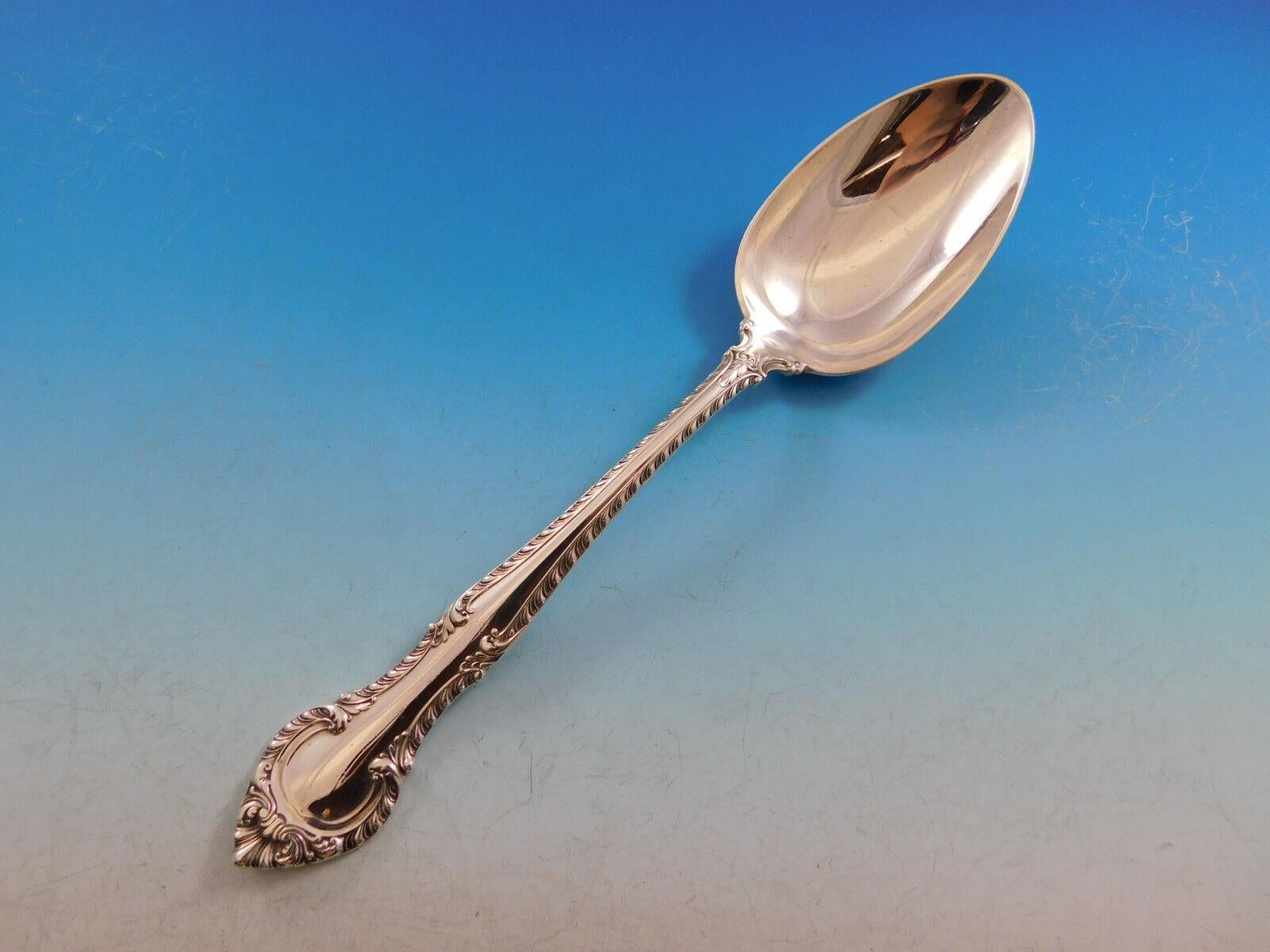 Ensemble de couverts en argent sterling anglais Gadroon par Gorham 8 personnes 62 pièces en vente 1