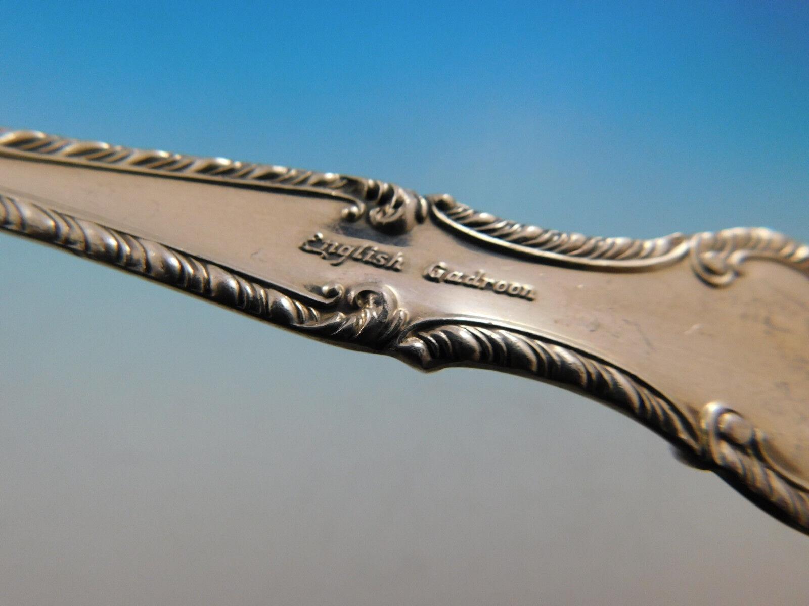 Ensemble de couverts en argent sterling anglais Gadroon par Gorham 8 personnes 62 pièces en vente 2
