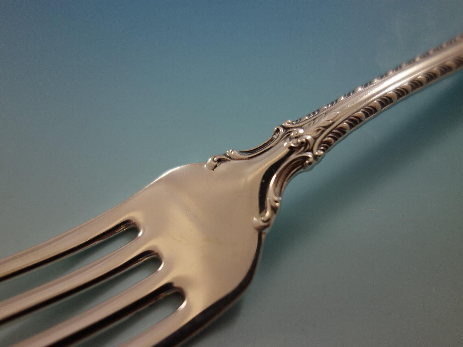 20ième siècle Service de couverts en argent sterling Gadroon by Gorham pour 8 personnes 40 pièces en vente