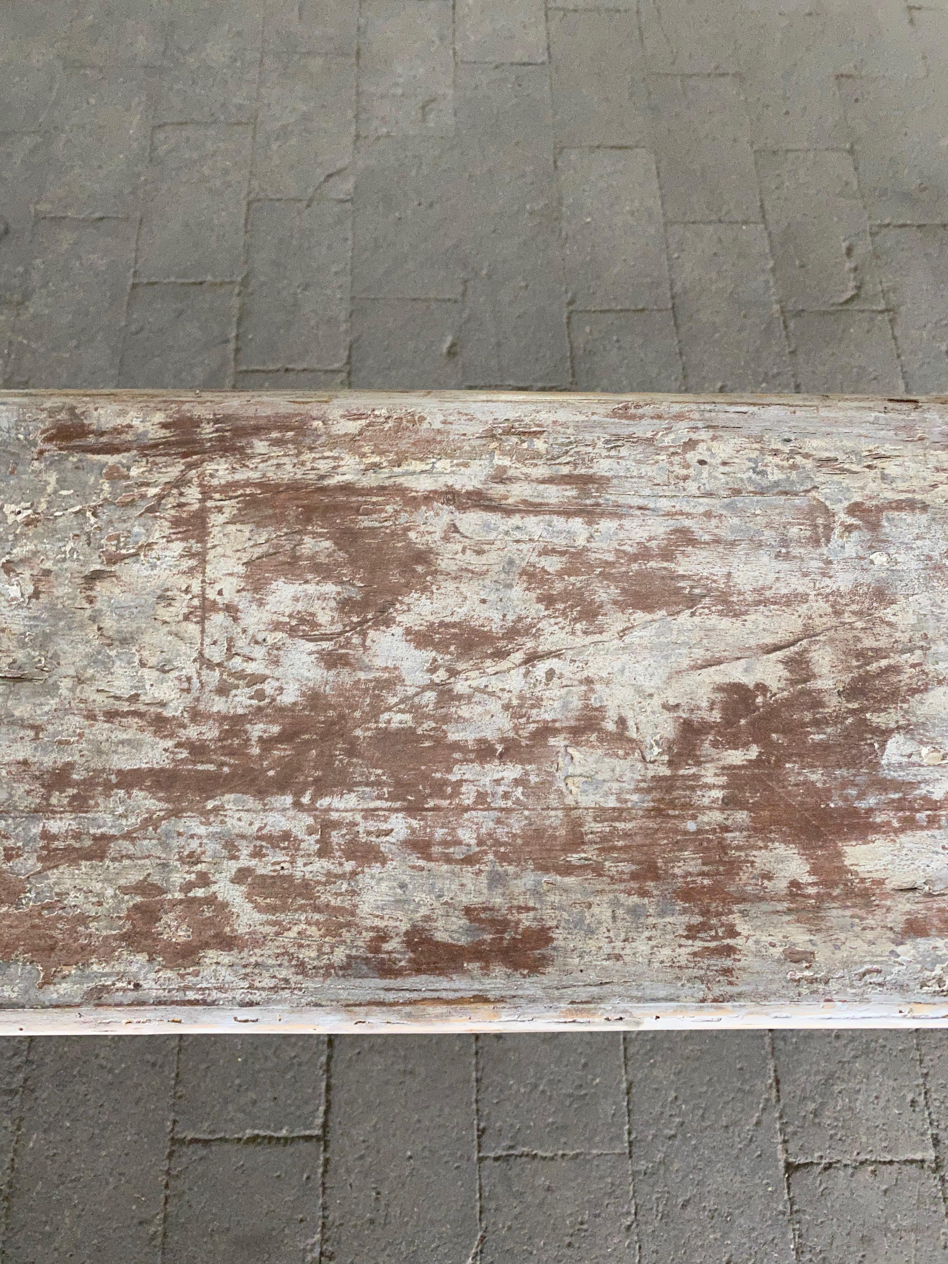 English Garden Bench with Cast Iron Serpent Base 9