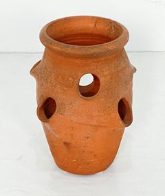 Maceta o jarrón de terracota de estilo inglés para fresas