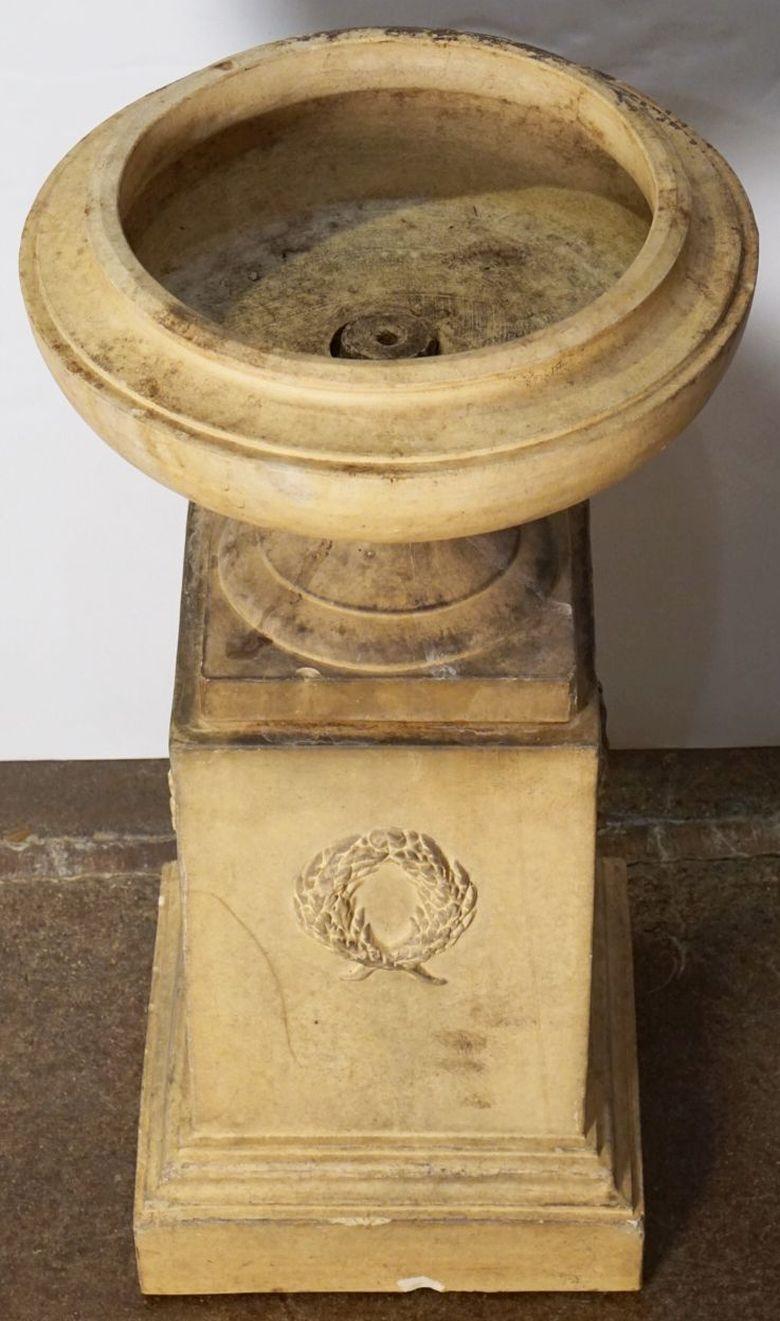 English Garden Planter Pot or Urn on Plinth of Terracotta by Doulton Lambeth 11