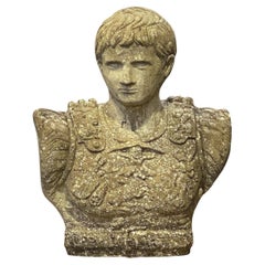 Jardín inglés Busto de piedra de Julio César