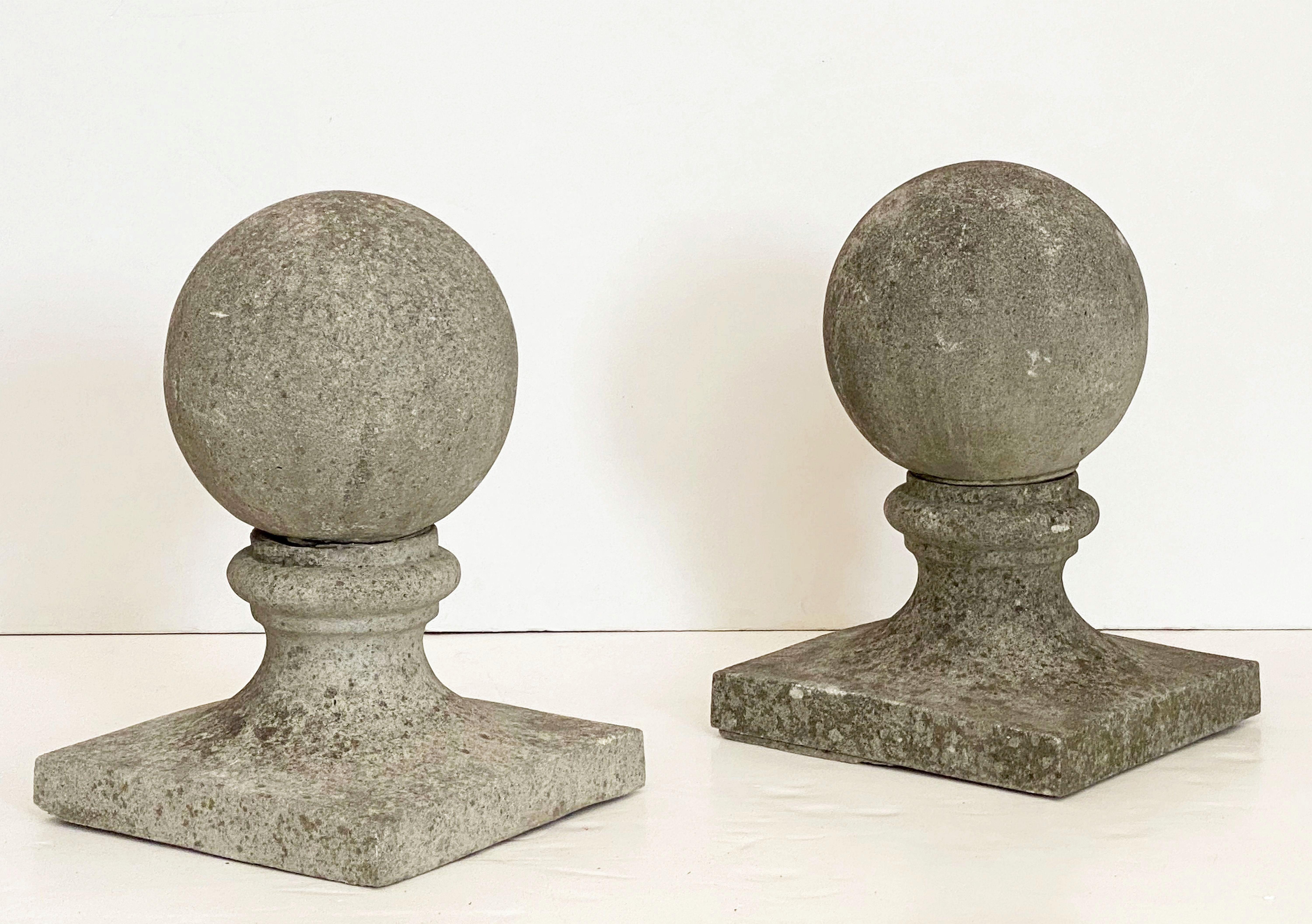 English Garden Stone Coping Balls 'Individually Priced' In Good Condition In Austin, TX
