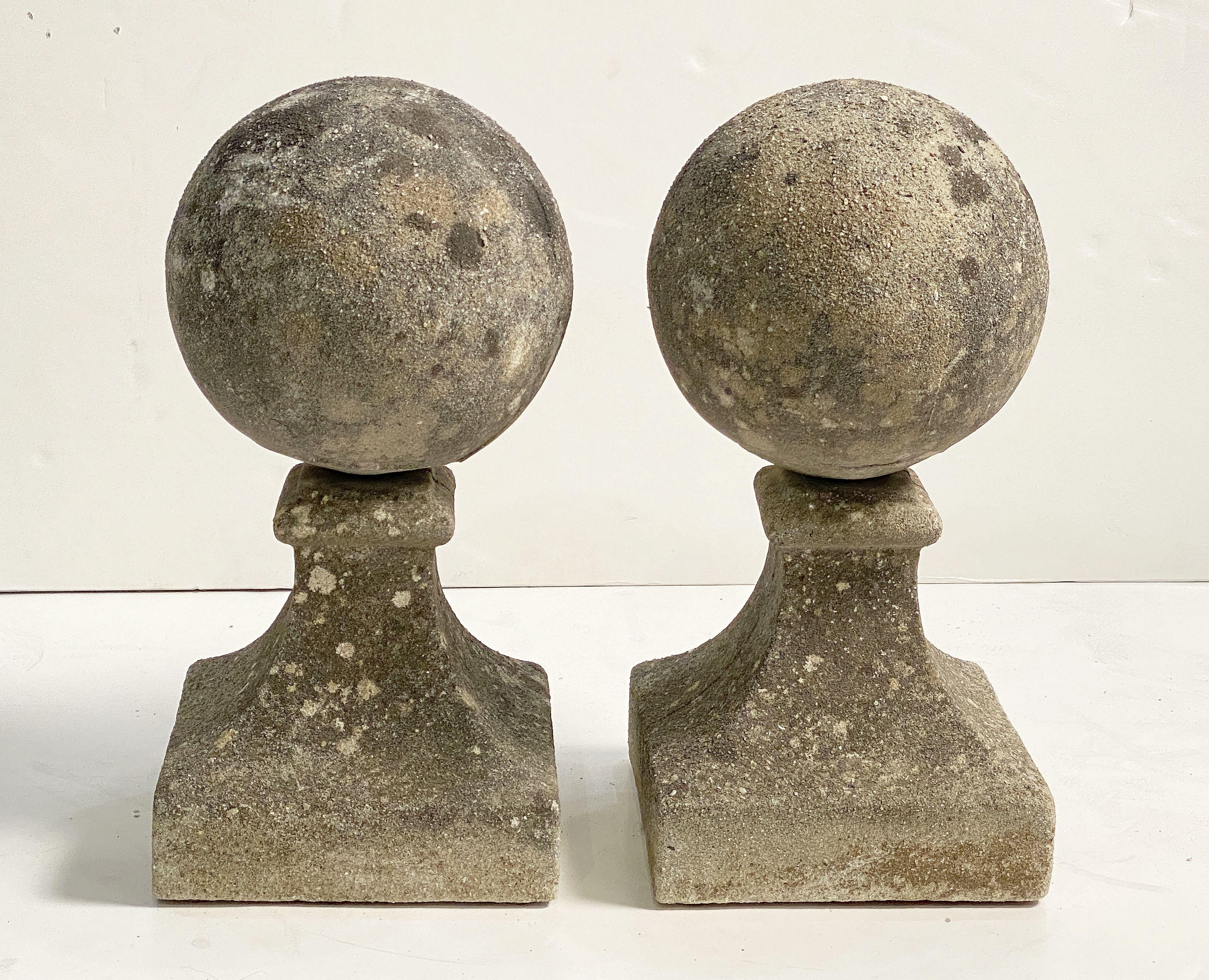 Cast Stone English Garden Stone Coping Balls 'Individually Priced'