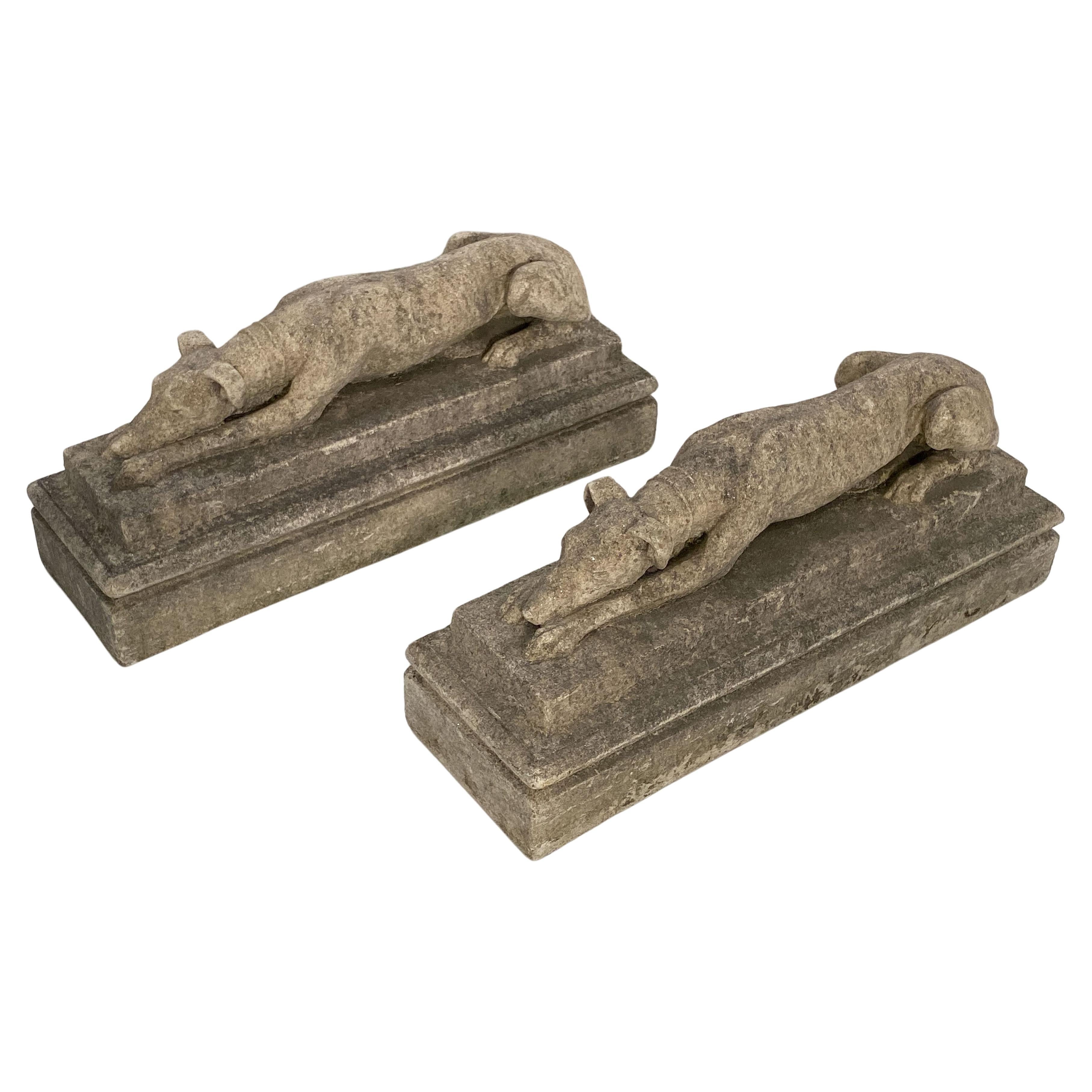 English Garden Stone Greyhounds or Whippets - Individually Priced For Sale