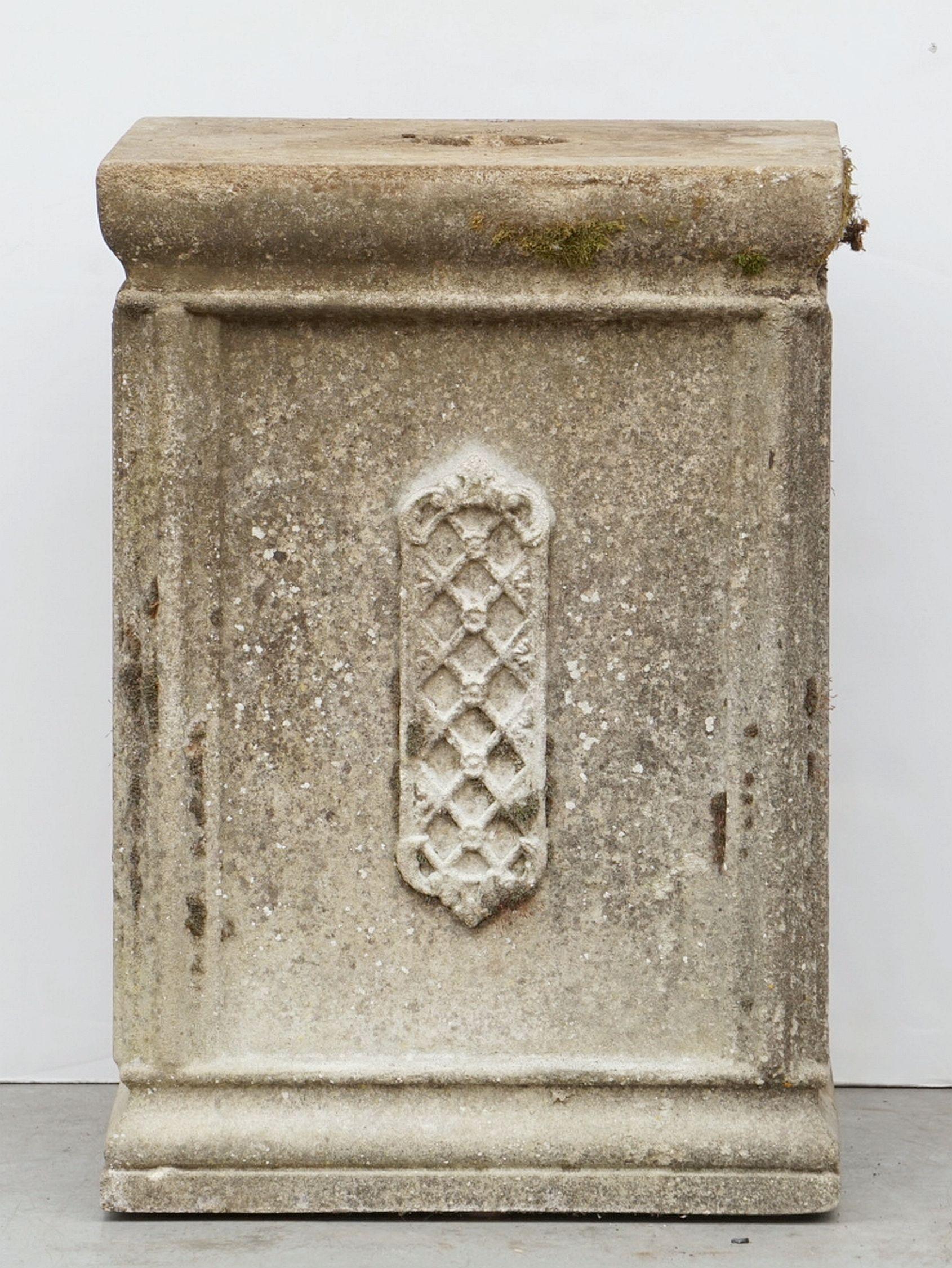 English Garden Stone Pedestals or Planter Plinths 'Individually Priced' 6