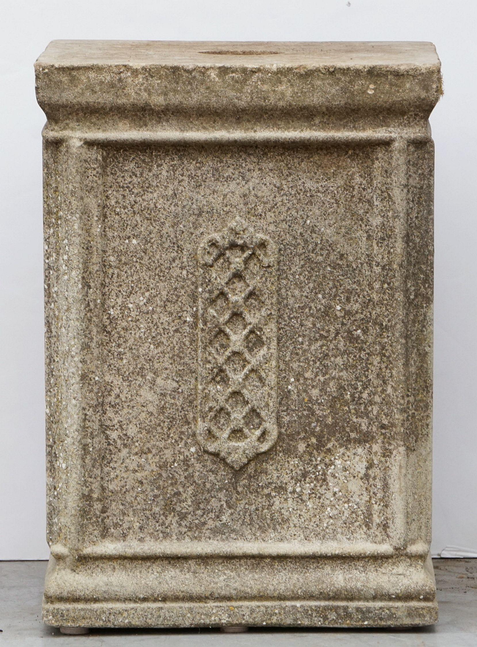 English Garden Stone Pedestals or Planter Plinths 'Individually Priced' 7