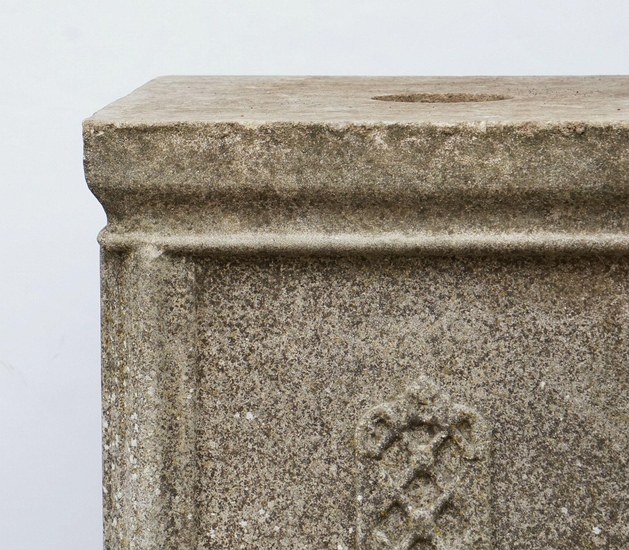 English Garden Stone Pedestals or Planter Plinths 'Individually Priced' 8