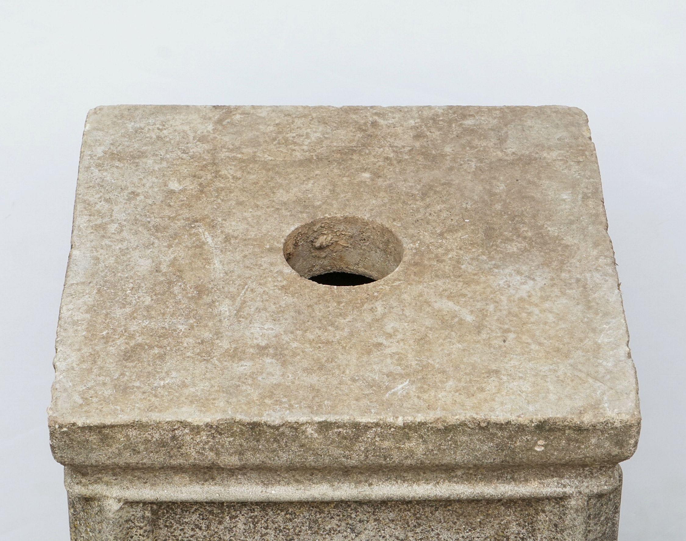 English Garden Stone Pedestals or Planter Plinths 'Individually Priced' 10