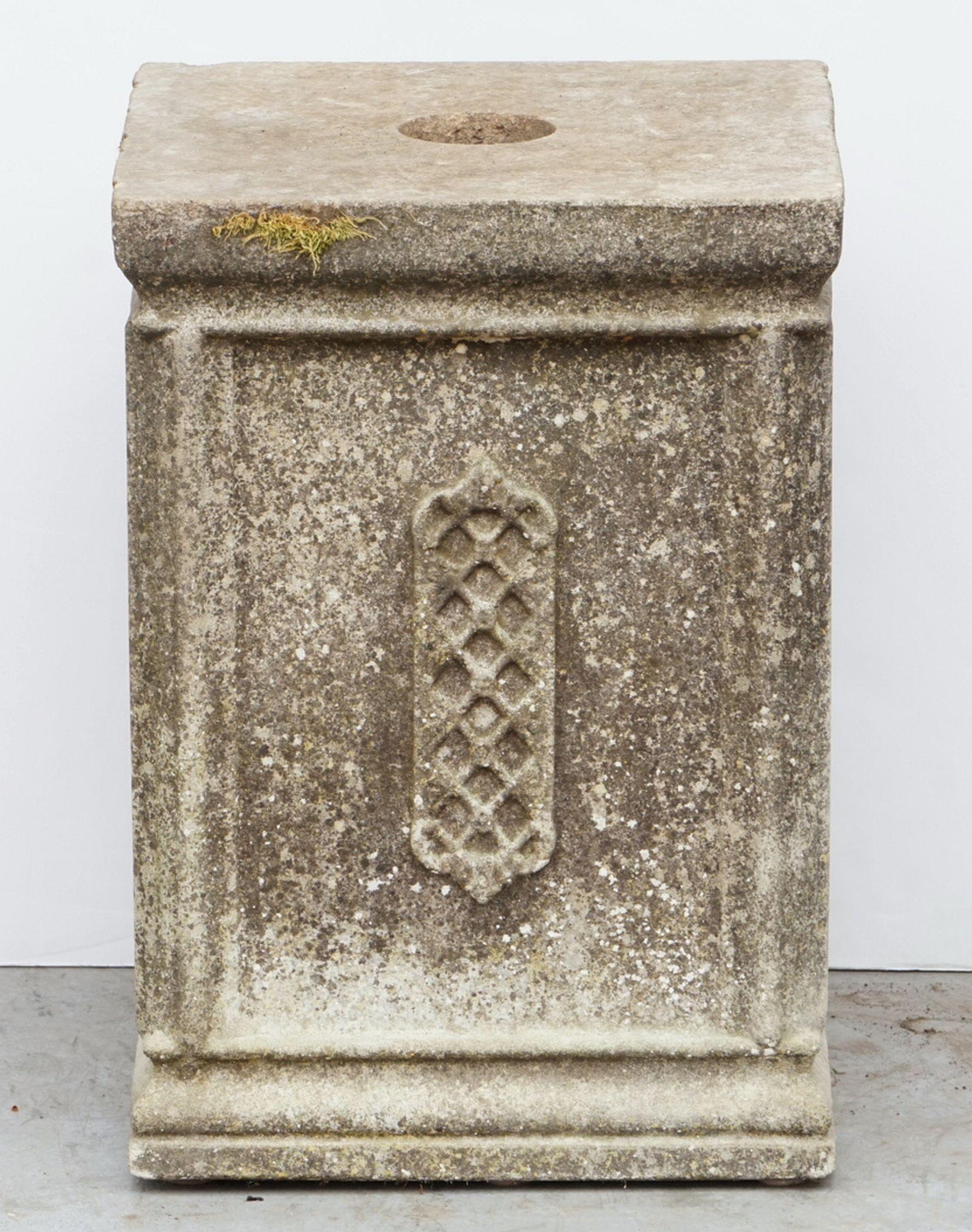 English Garden Stone Pedestals or Planter Plinths 'Individually Priced' 13