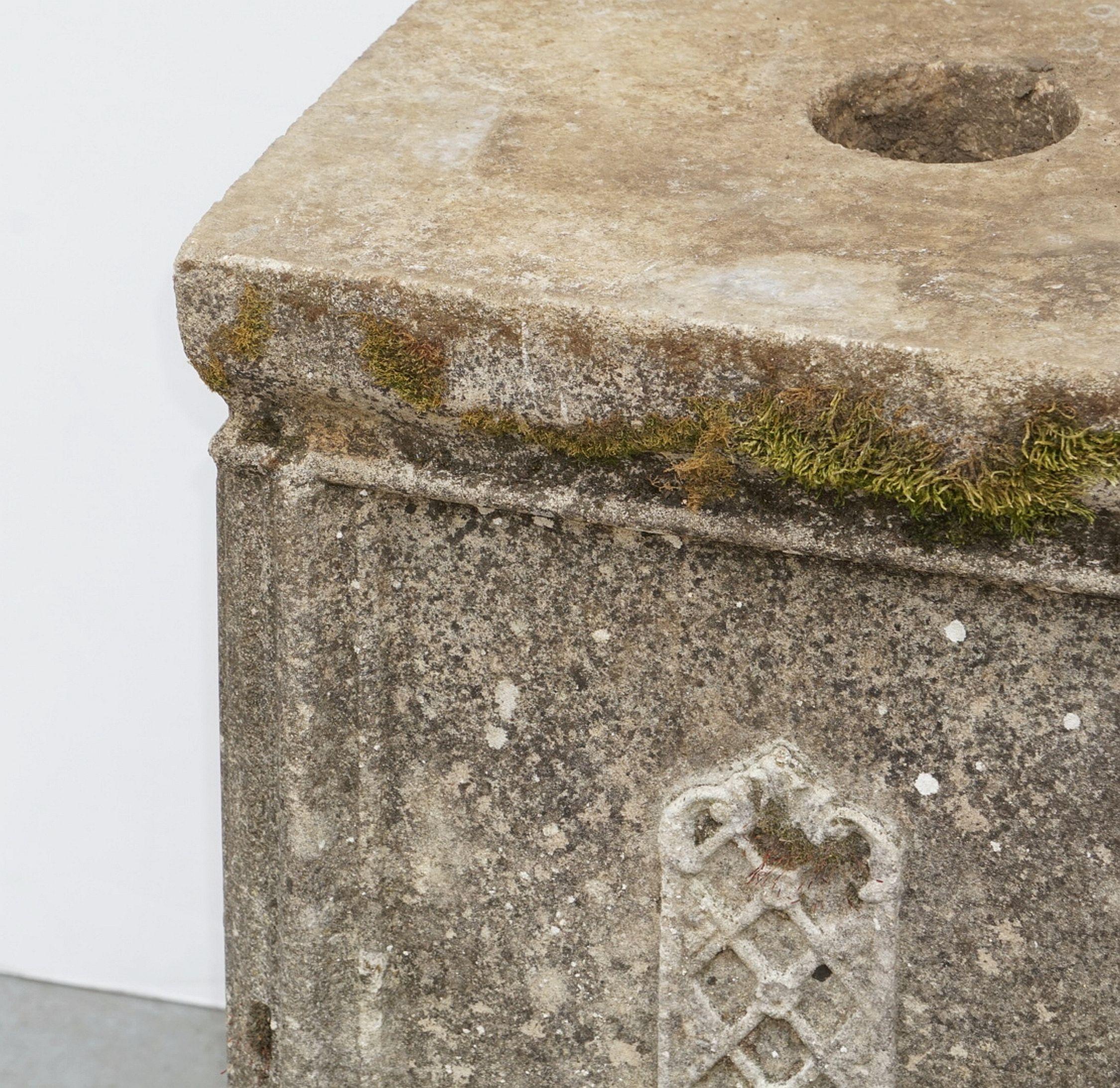 English Garden Stone Pedestals or Planter Plinths 'Individually Priced' 14