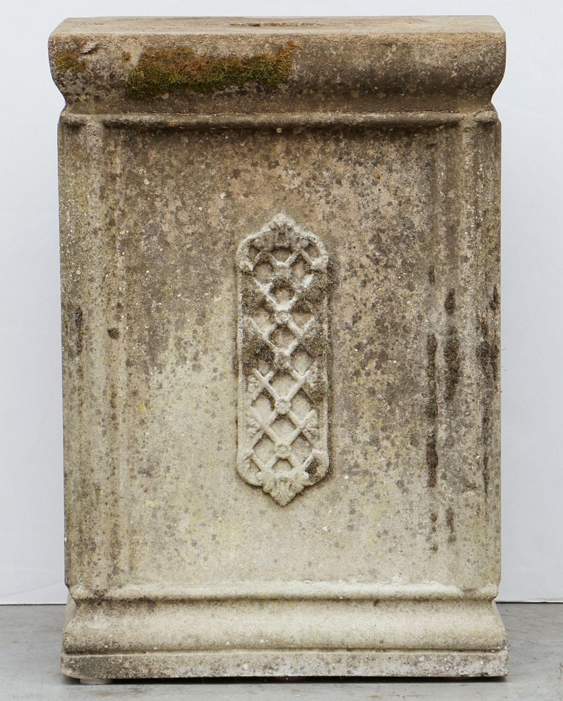 English Garden Stone Pedestals or Planter Plinths 'Individually Priced' 3
