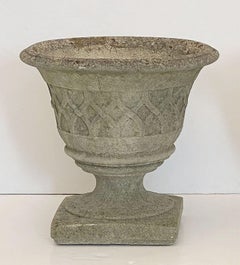 English Garden Stone Planters with Celtic Lattice Design, Individually Priced
