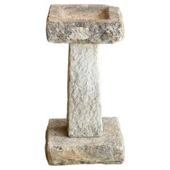 English Garden Stone Square Bird Bath