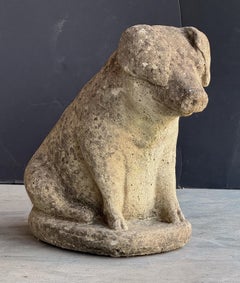 English Garden Stone Statuary Pig