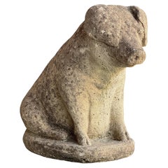 English Garden Stone Statuary Pig