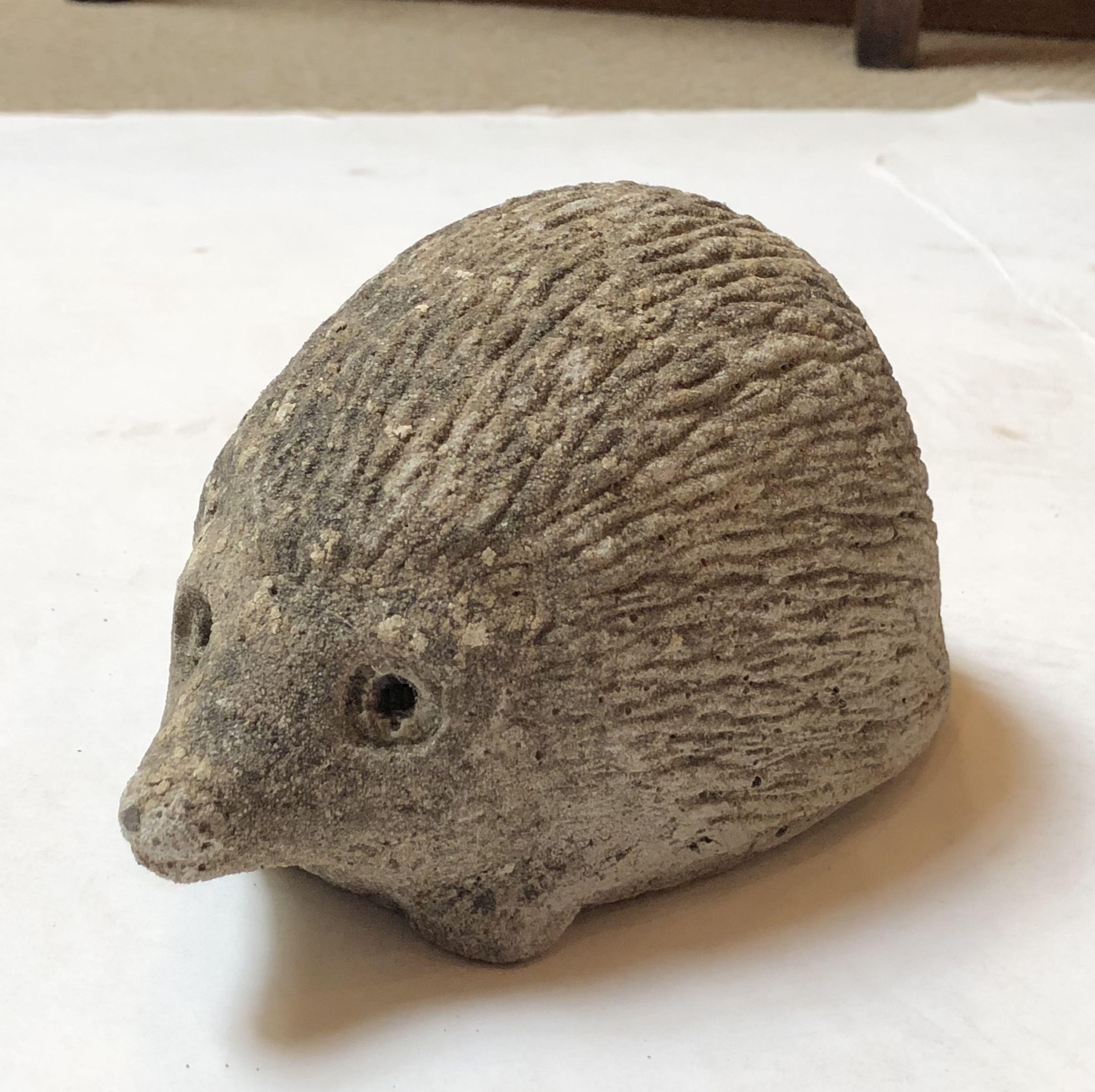 Cast Stone English Garden Stone Statue of a Hedgehog