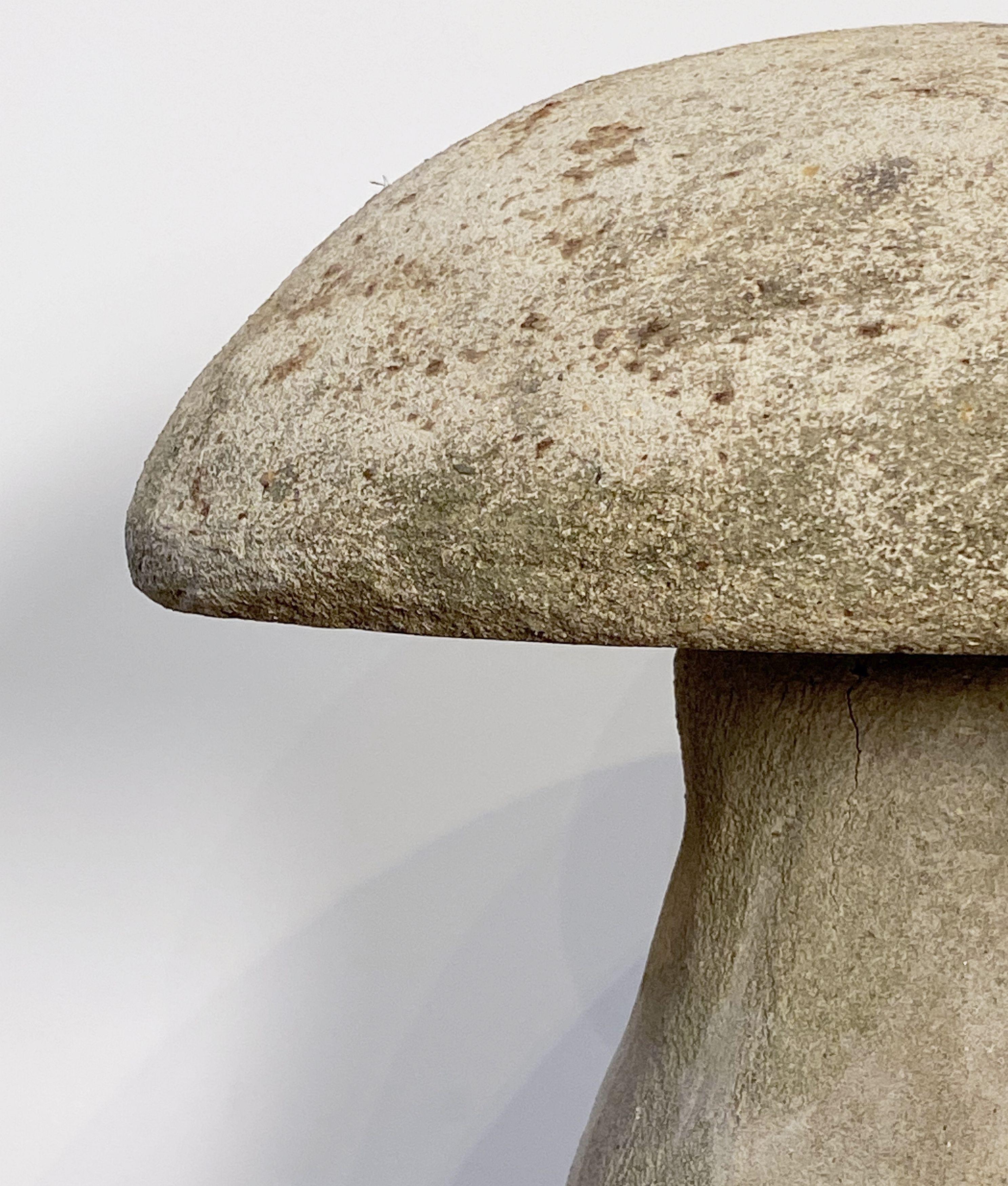 English Garden Stone Mushroom (H 16) 1