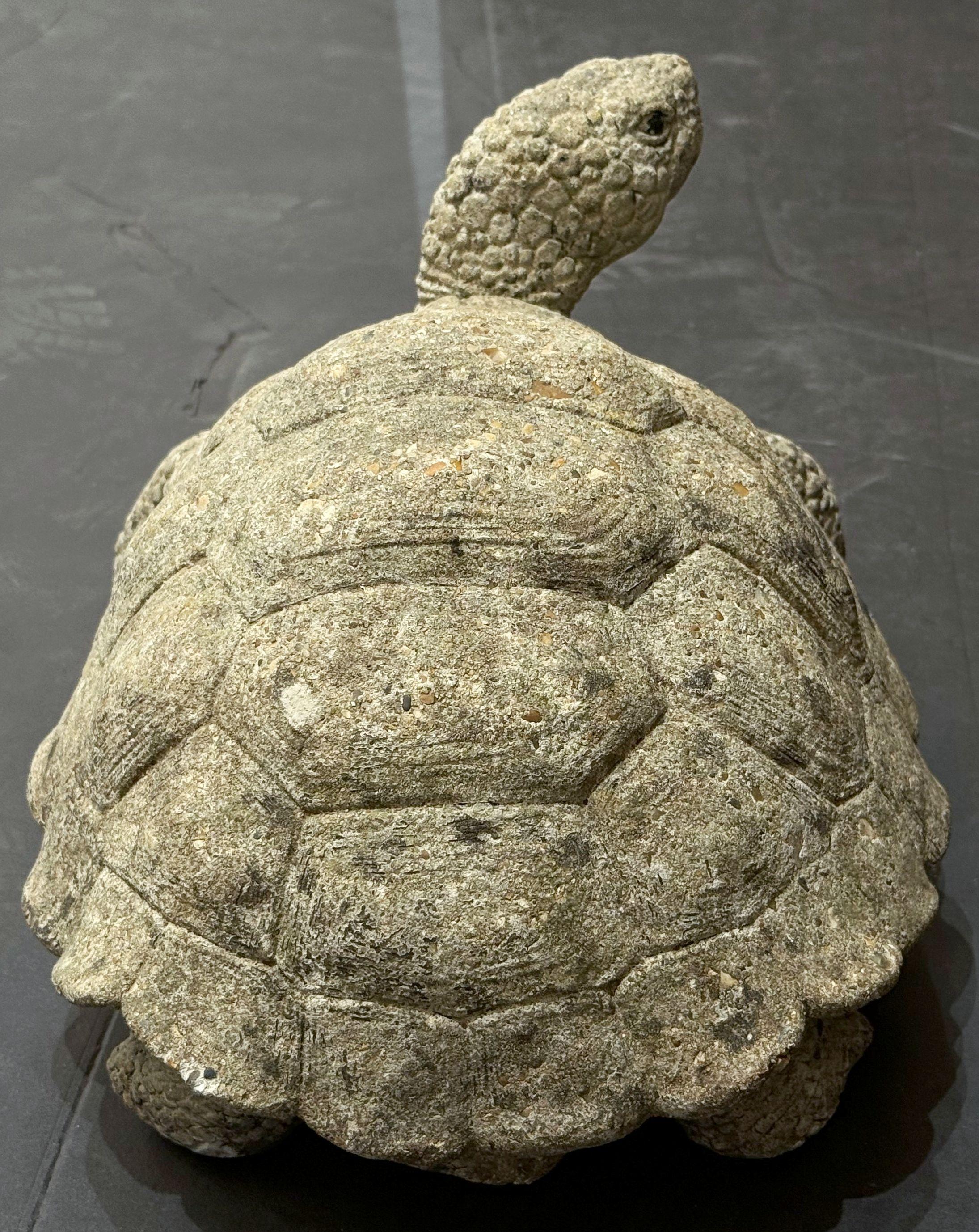 Sculpture de tortue en pierre du jardin anglais en vente 1