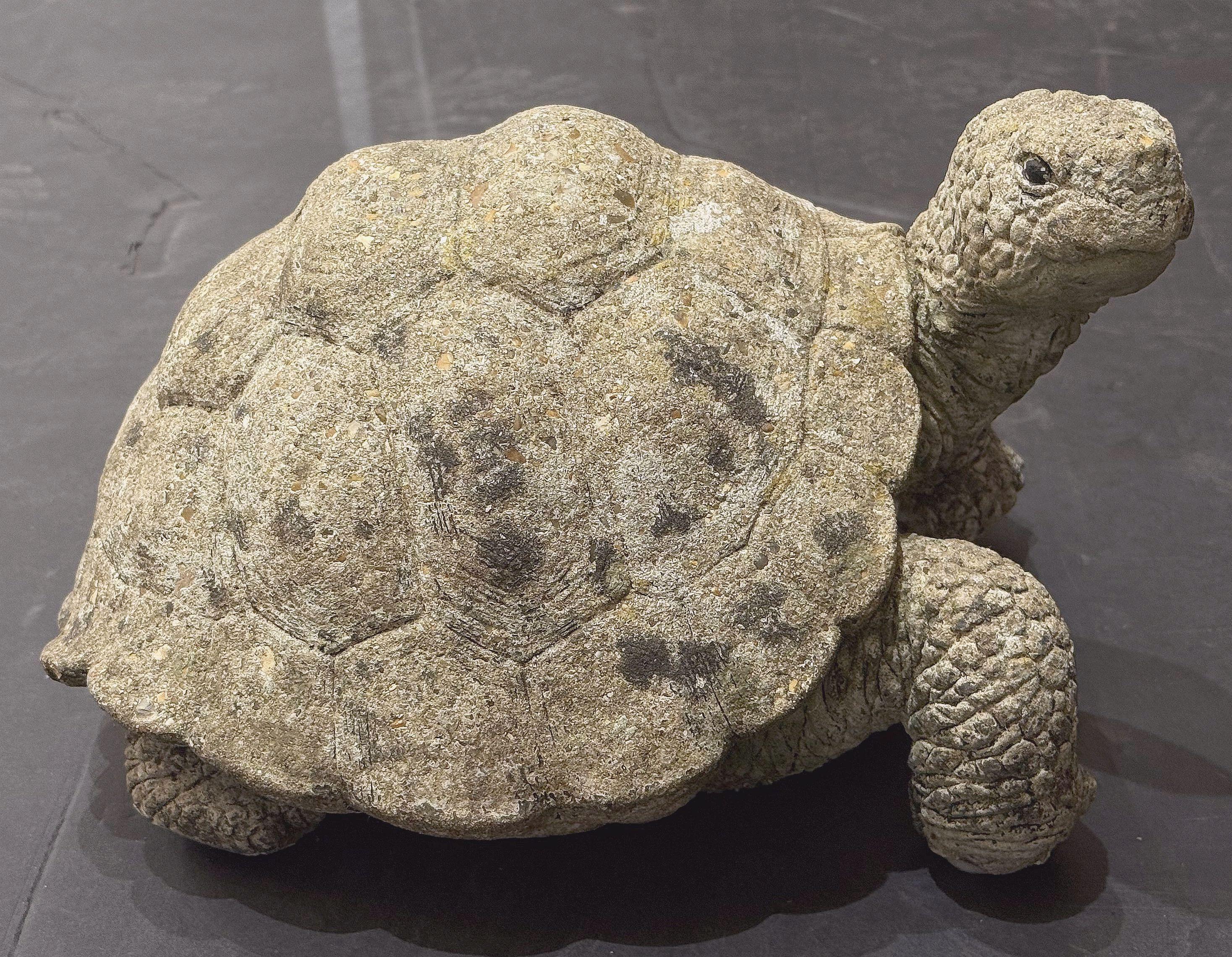 Sculpture de tortue en pierre du jardin anglais en vente 3
