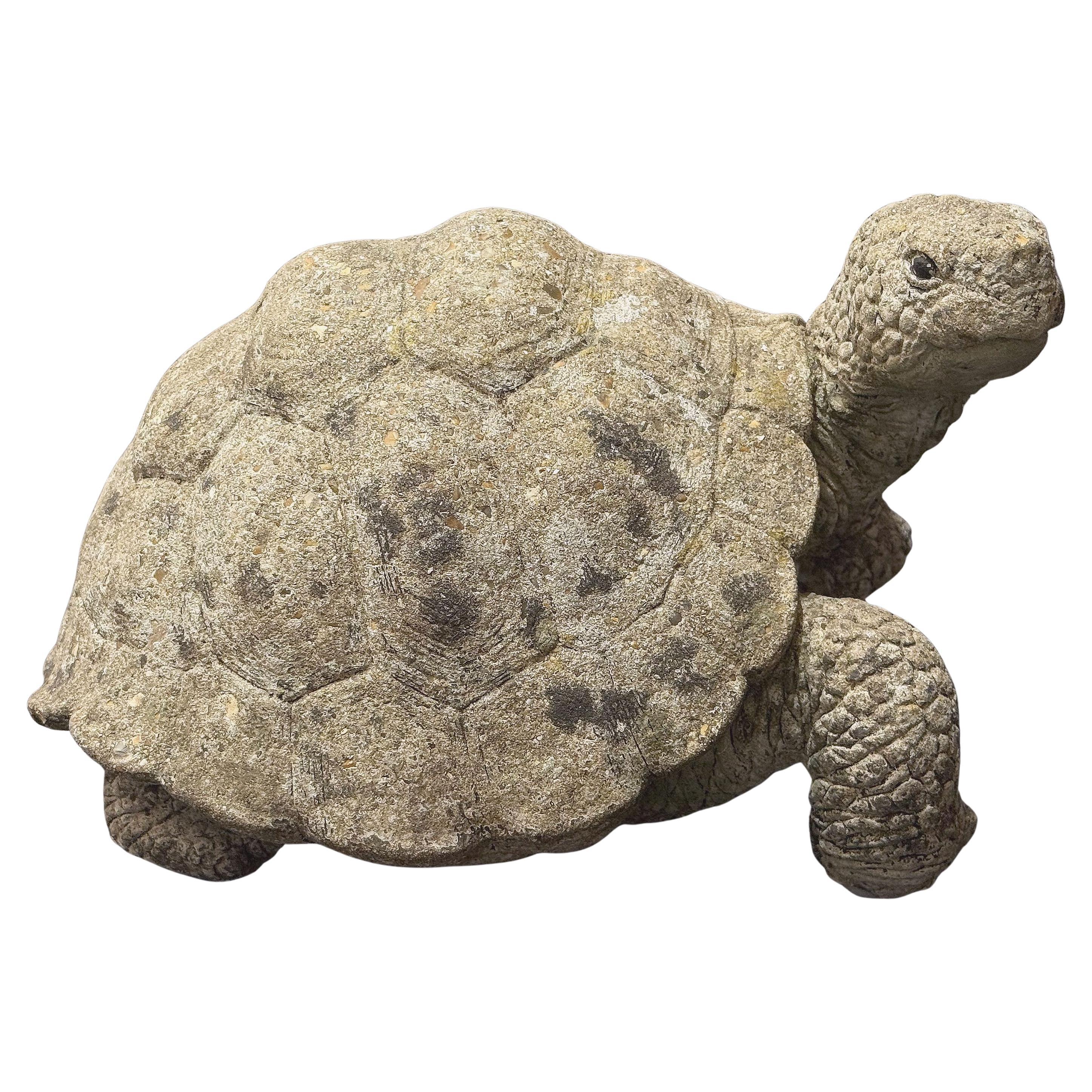 Sculpture de tortue en pierre du jardin anglais en vente