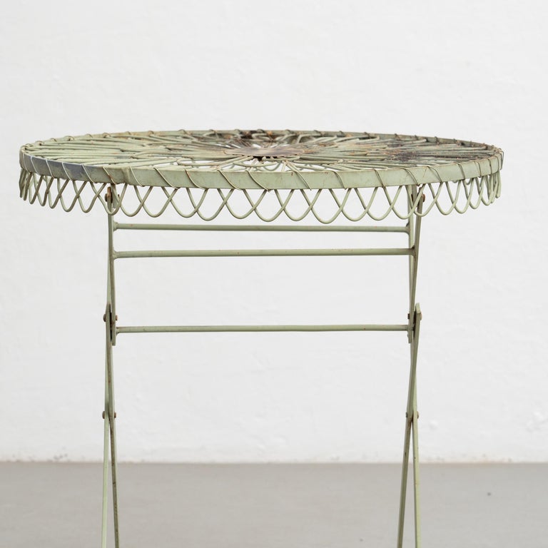 English Garden Table and Chair Set, circa 1950 For Sale at 1stDibs