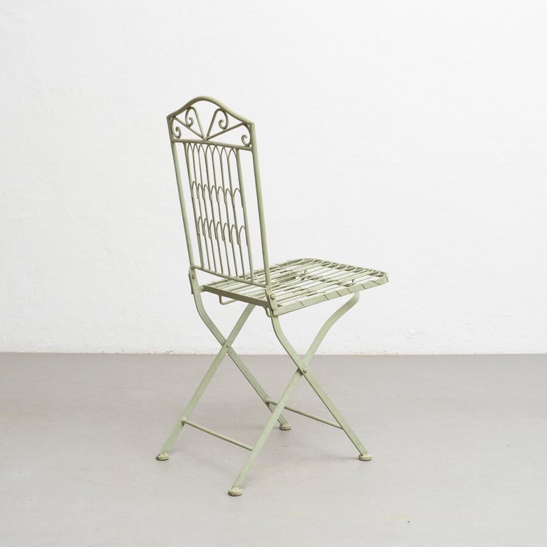 English Garden Table and Chair Set, circa 1950 For Sale at 1stDibs