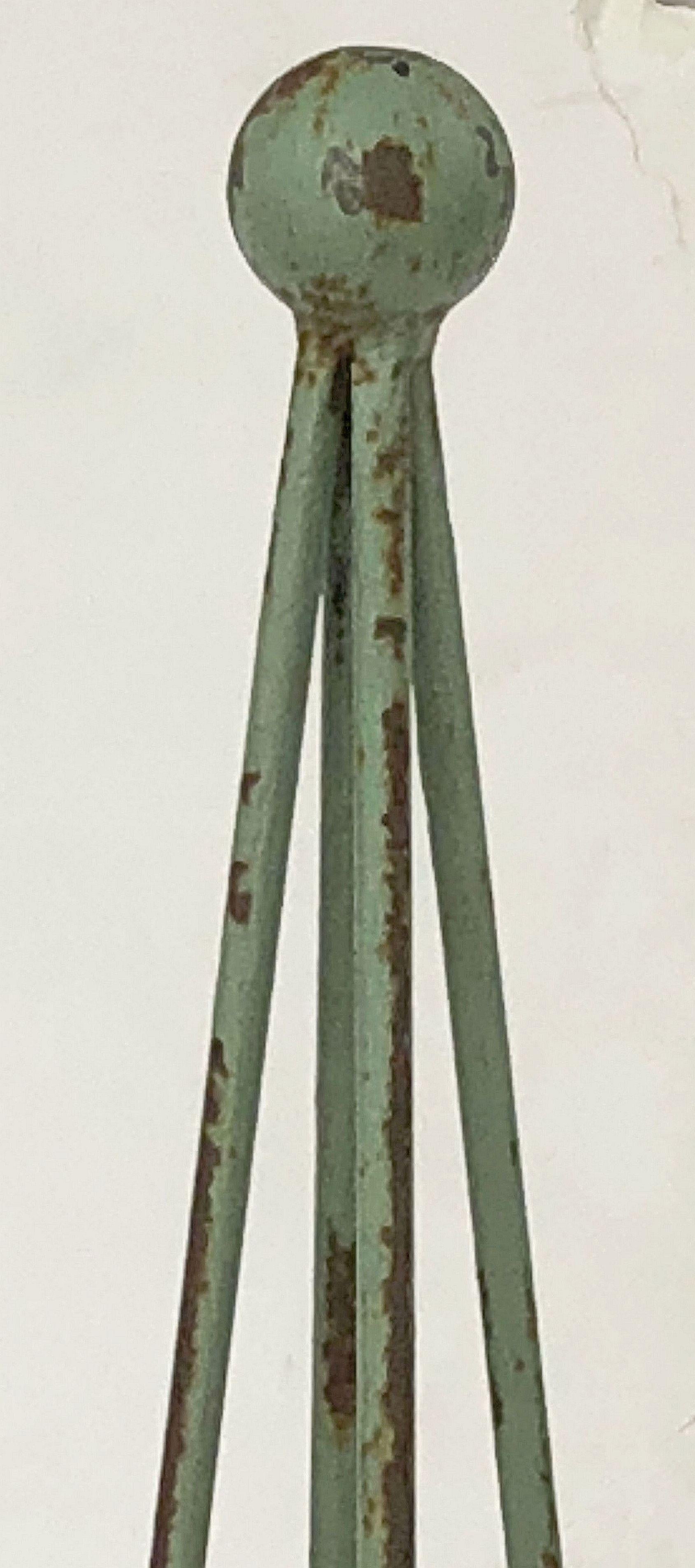 English Garden Trellis Obelisks of Painted Iron, 'Individually Priced' 4