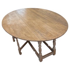 English Gate Leg Drop Leaf Table Console or Dining