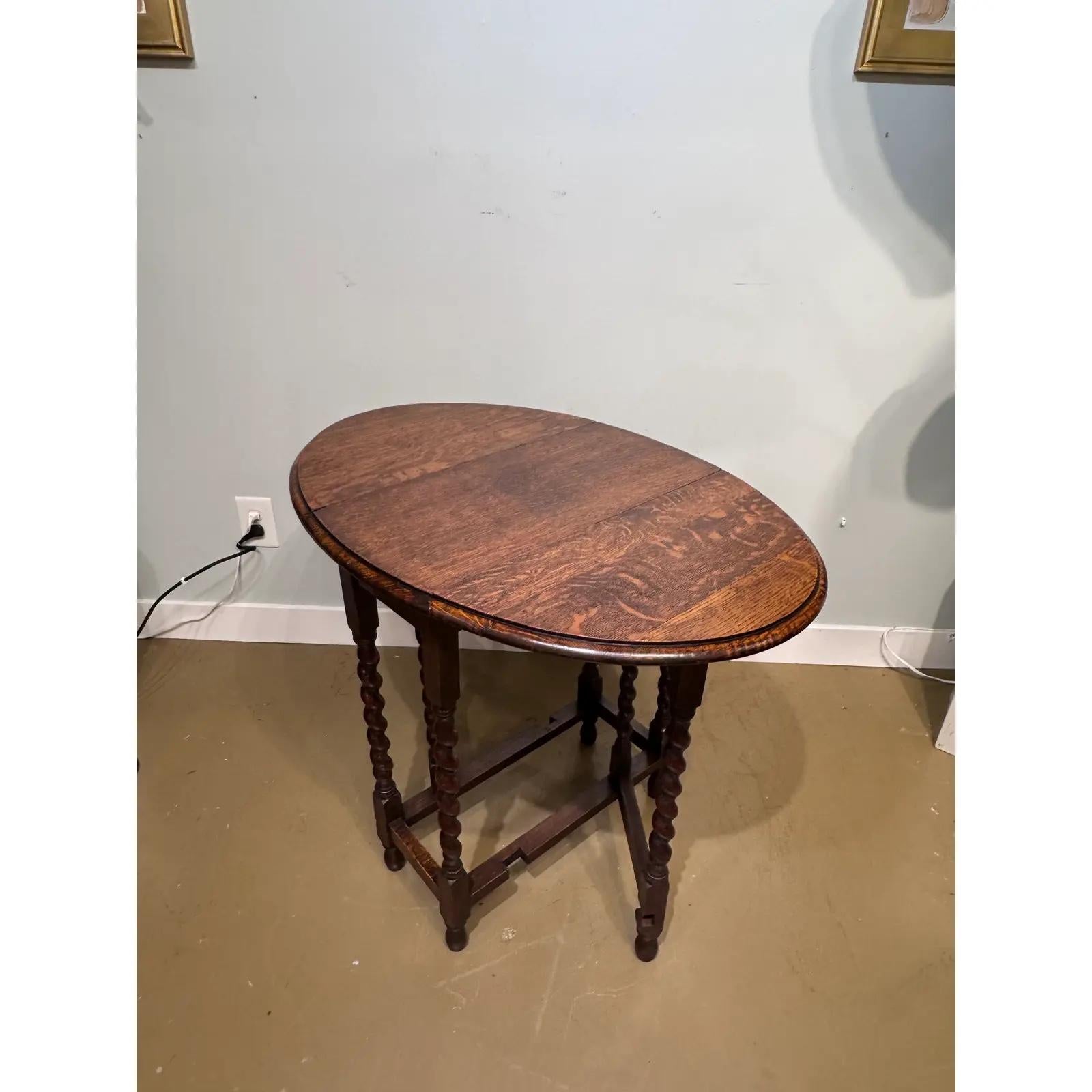 English Gate Leg Table In Good Condition For Sale In Nashville, TN