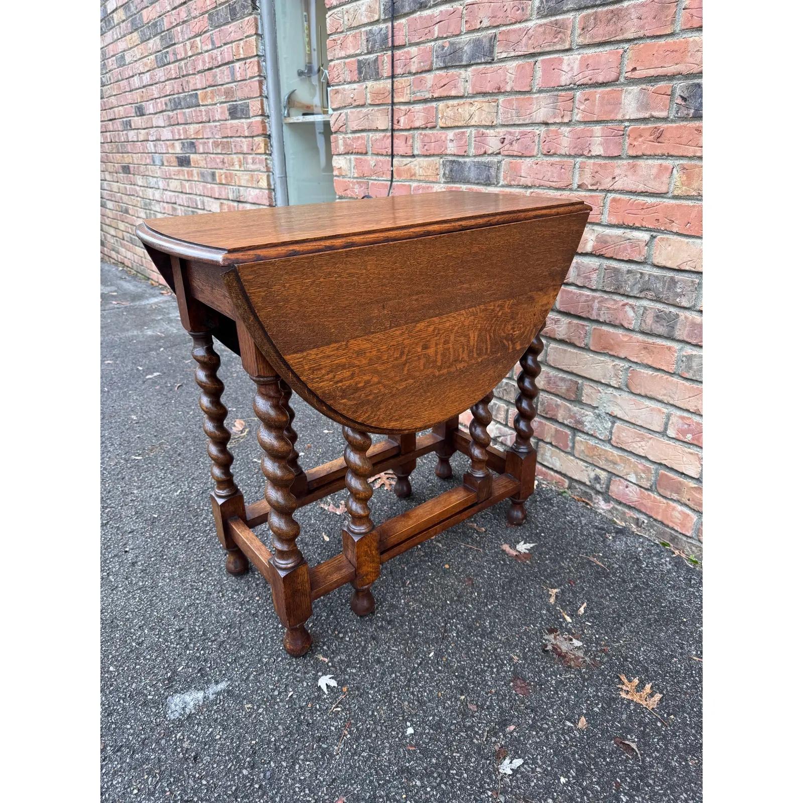 English Gate Leg Table In Good Condition For Sale In Nashville, TN