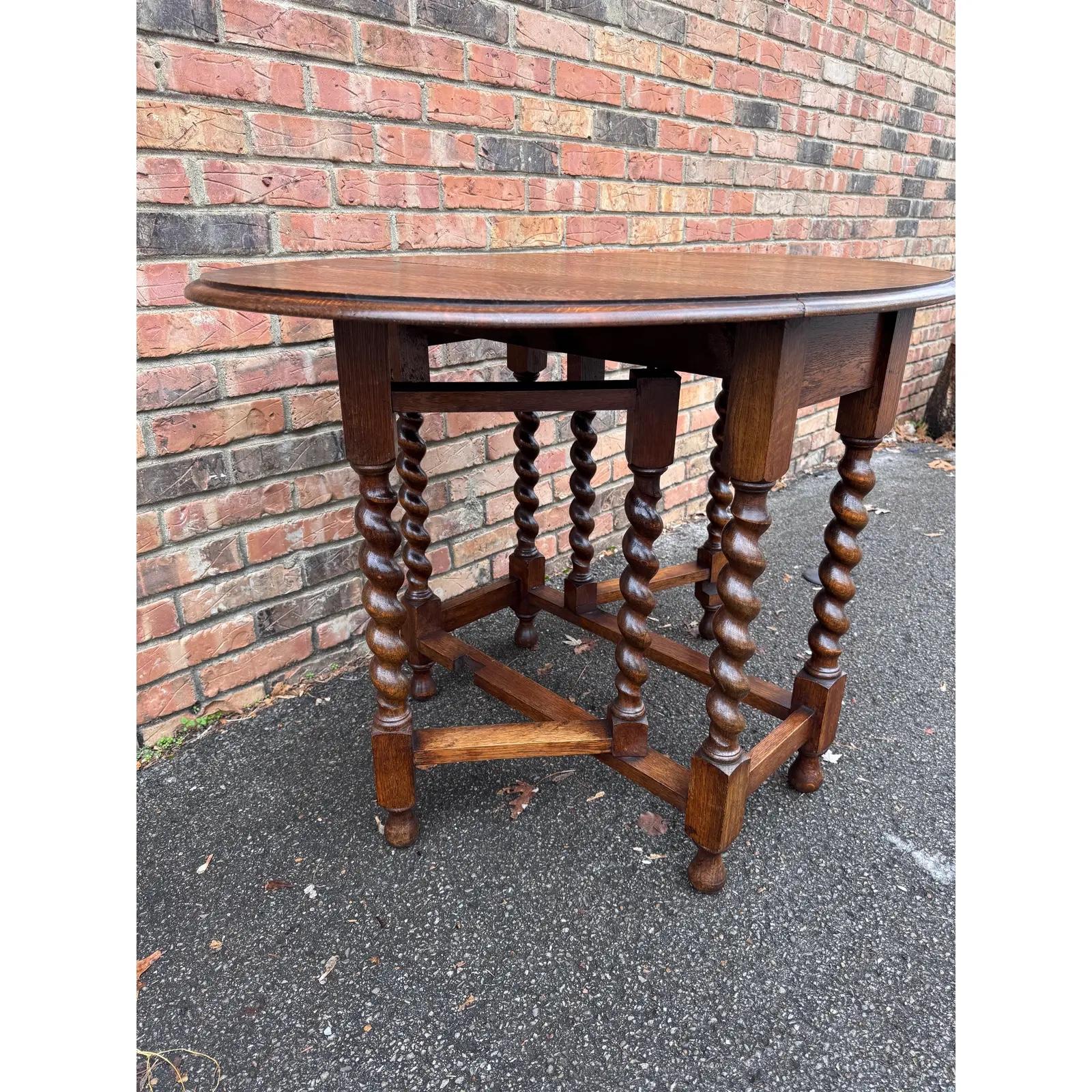 English Gate Leg Table For Sale 3