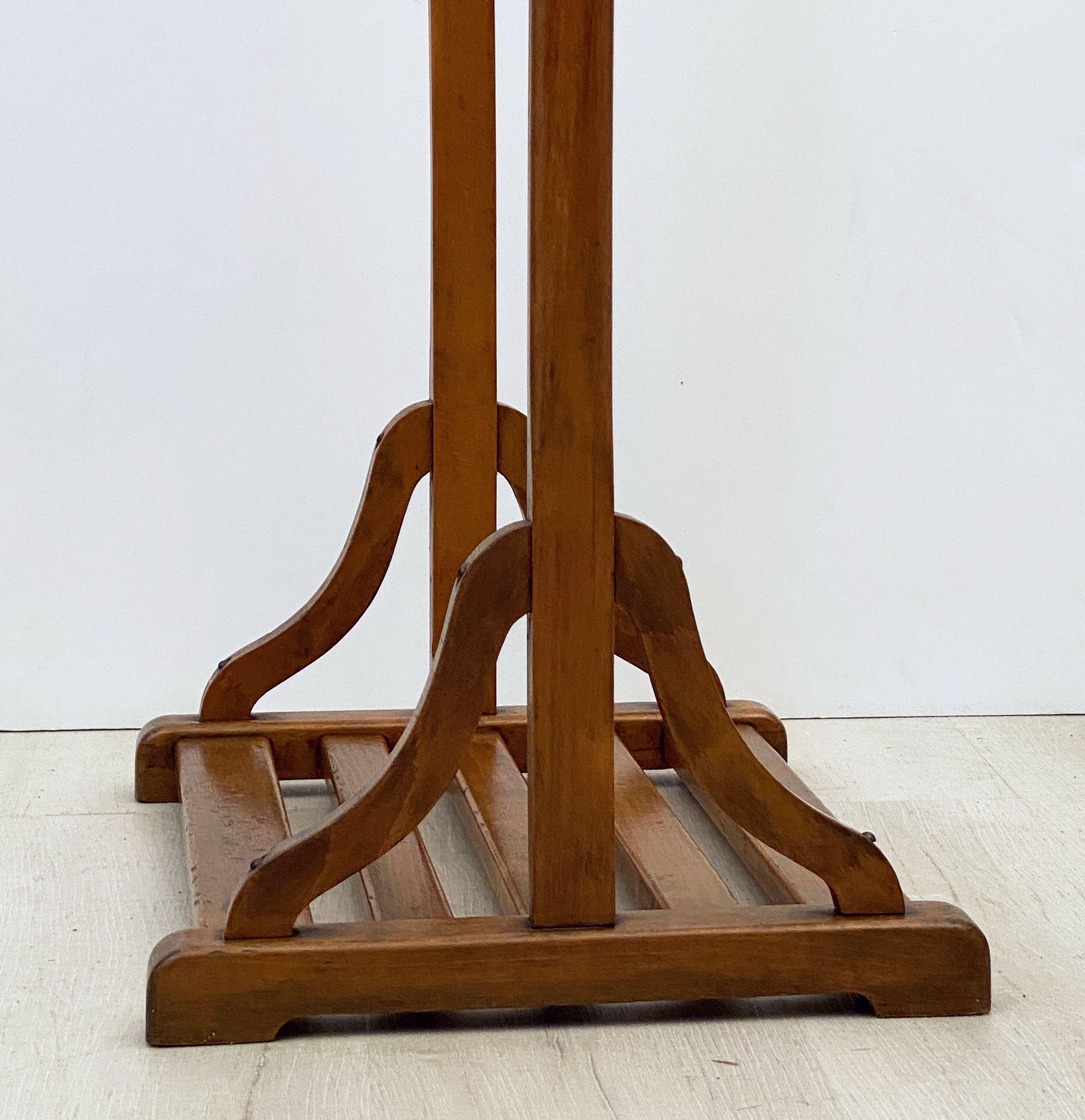 English Gentleman's Valet Stand of Oak For Sale 9