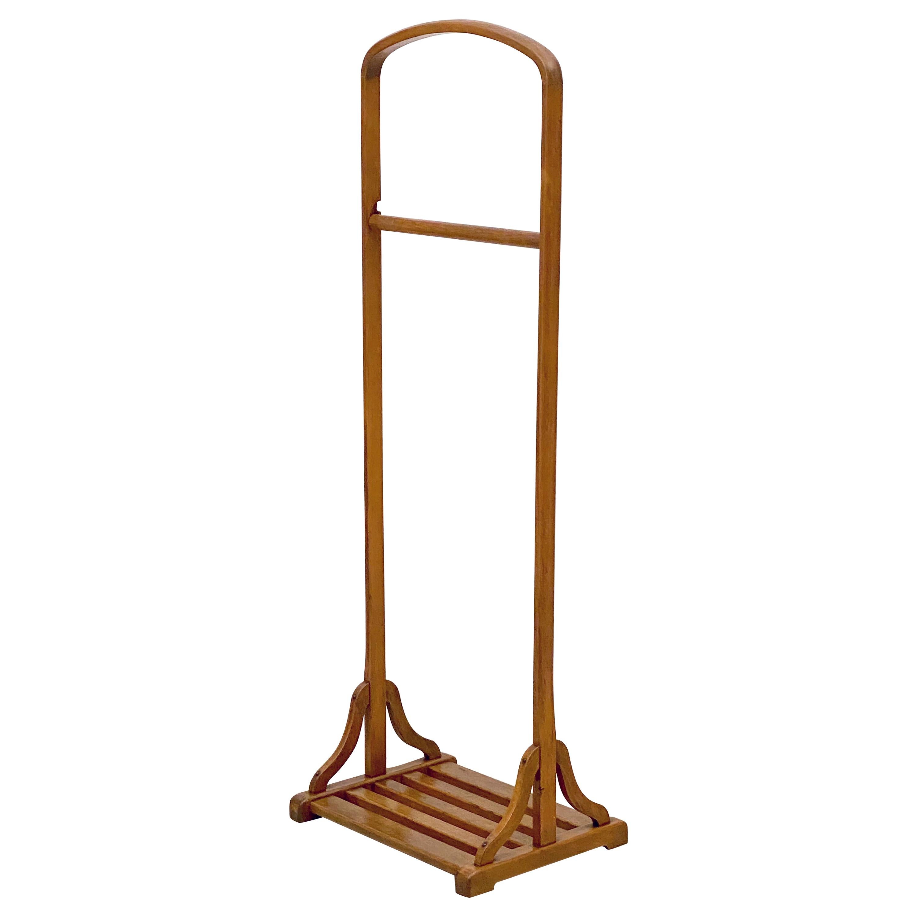 English Gentleman's Valet Stand of Oak For Sale