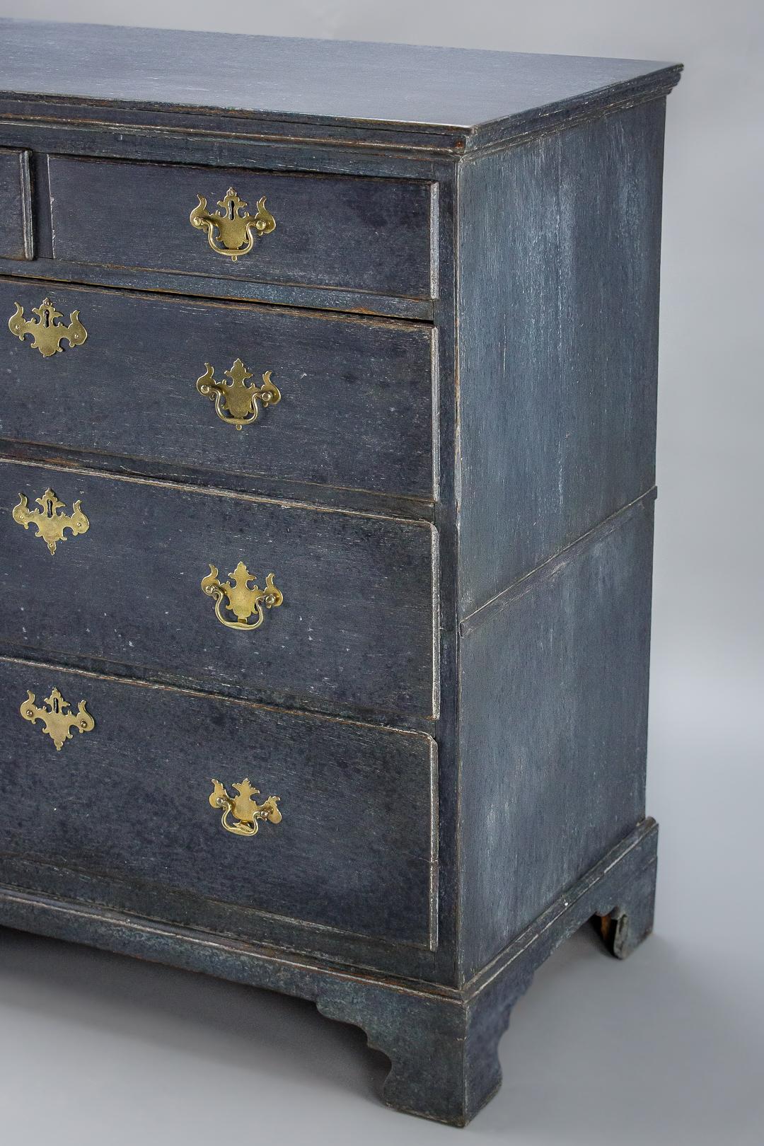 19th Century English George 111 Chest of Drawers