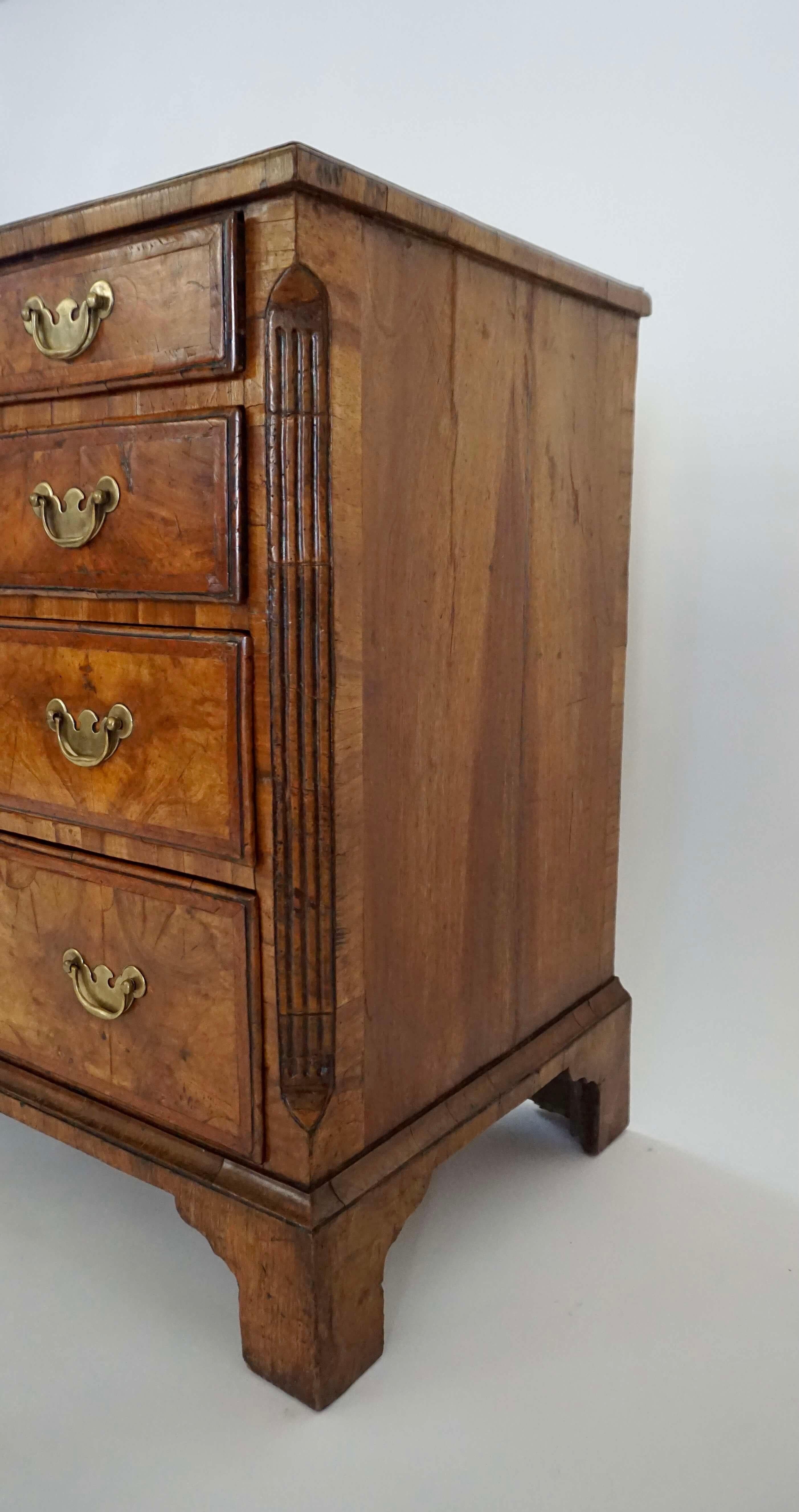 English George I Walnut Bachelor's Chest, circa 1725 1