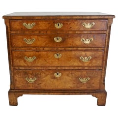 English George I Walnut Bachelor's Chest, circa 1725