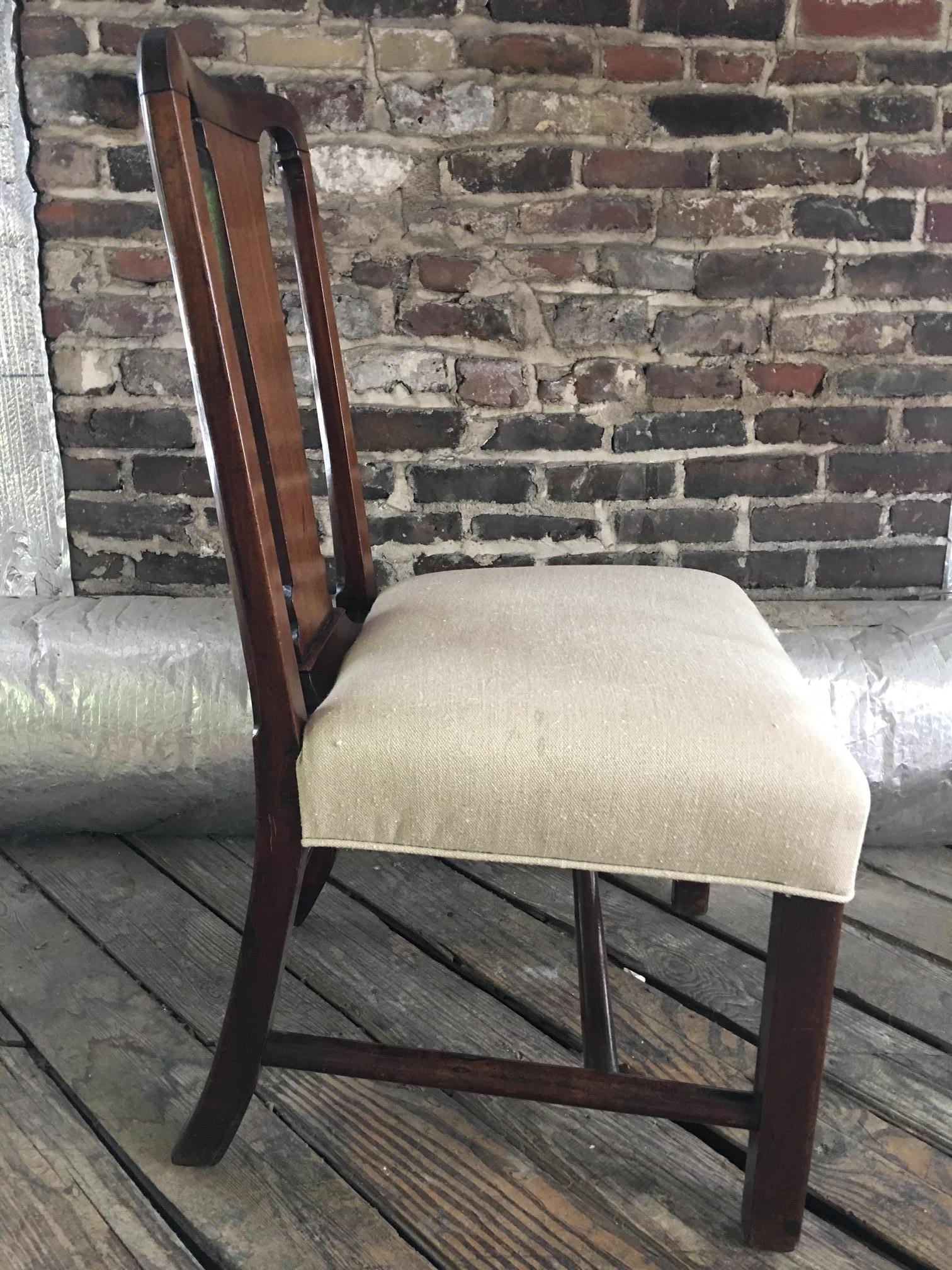 English George II Chippendale Chair, 18th Century In Good Condition In Savannah, GA