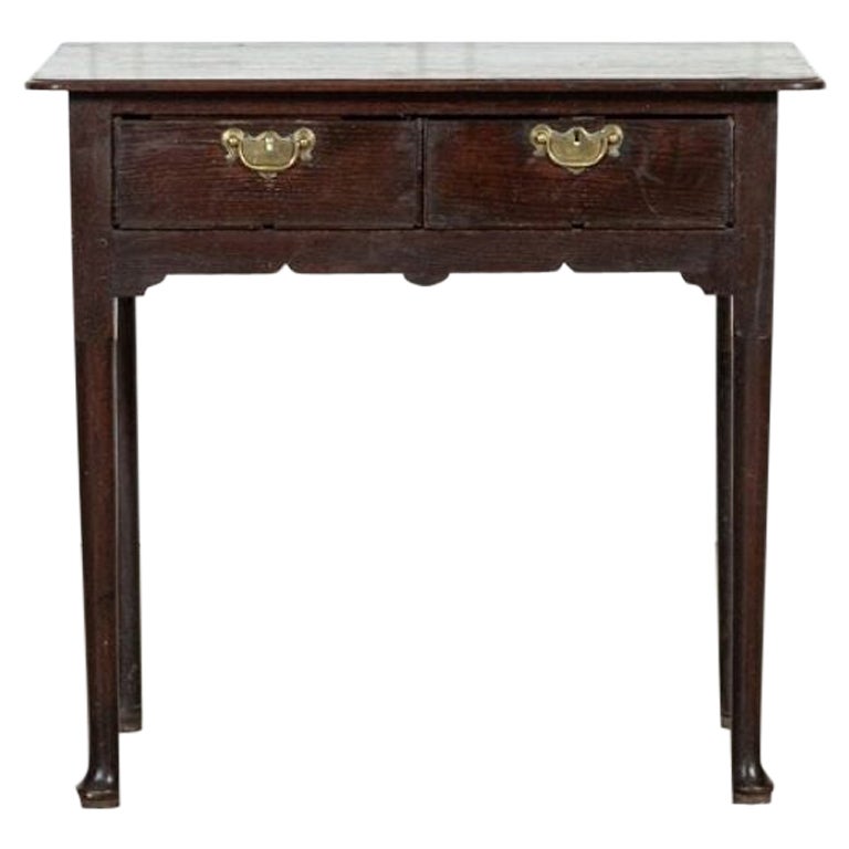 English George II Oak Low Boy