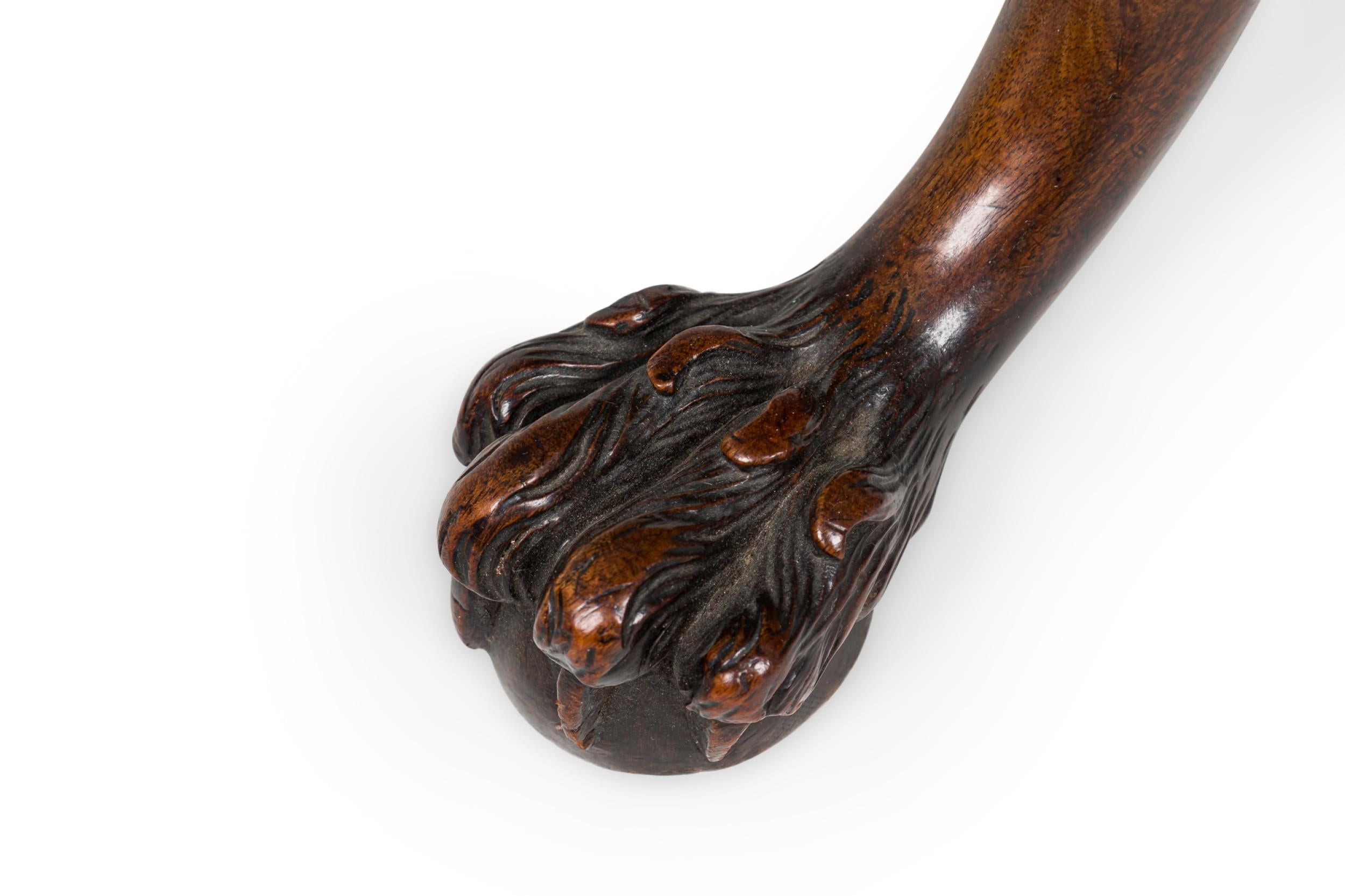 English George II Style Pie Crust Pedestal Side Table en vente 1