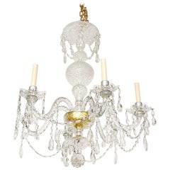 English George II Style Six-Light Chandelier